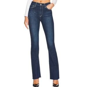 NEW AG Adriano Goldshmeid AG Alexxis Bootcut High-Rise Vintage Flare Dark Denim